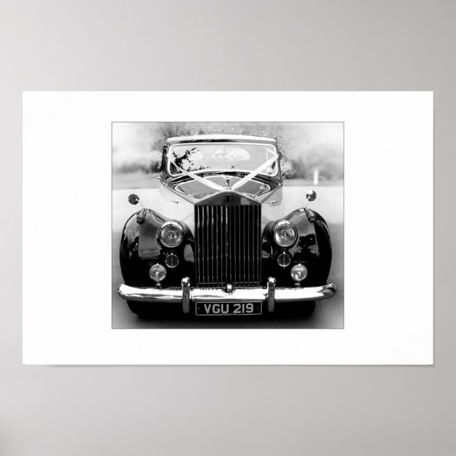 Rolls Royce Wedding Car Poster (Front)