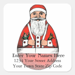 Rolly Poley Vintage Address Label