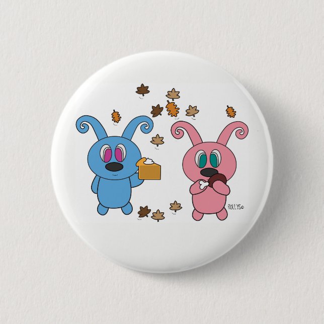 Rollys Autumn Button (Front)