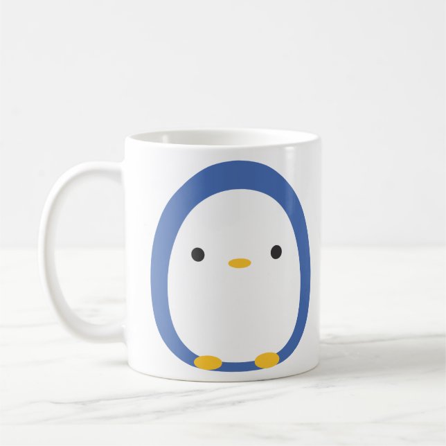 Roly Poly Penguin Coffee Mug (Left)