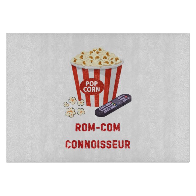 Rom-Com Connossieur Cutting Board (Front)