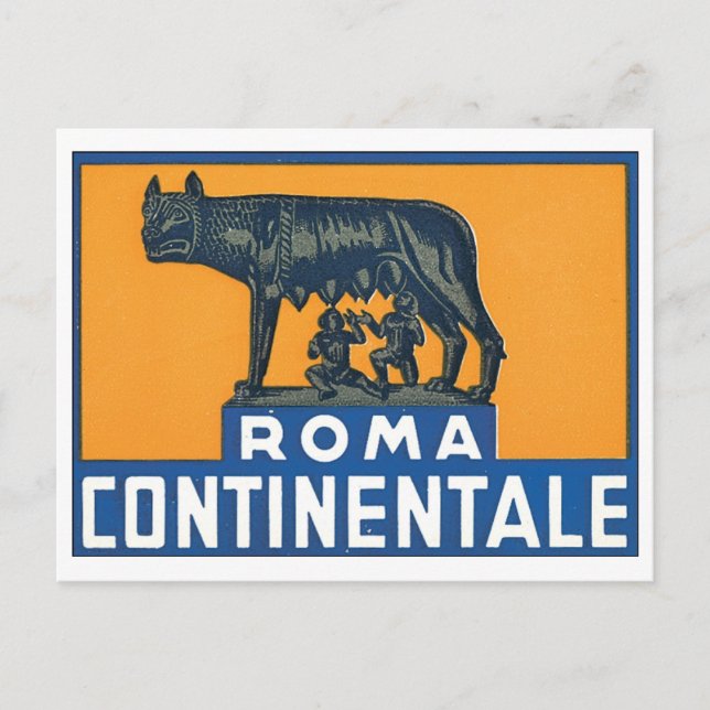 Roma Continentale Postcard (Front)