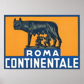 Roma Continentale Poster
