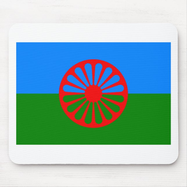 Roma Flag (Romani Flag) Mouse Pad (Front)
