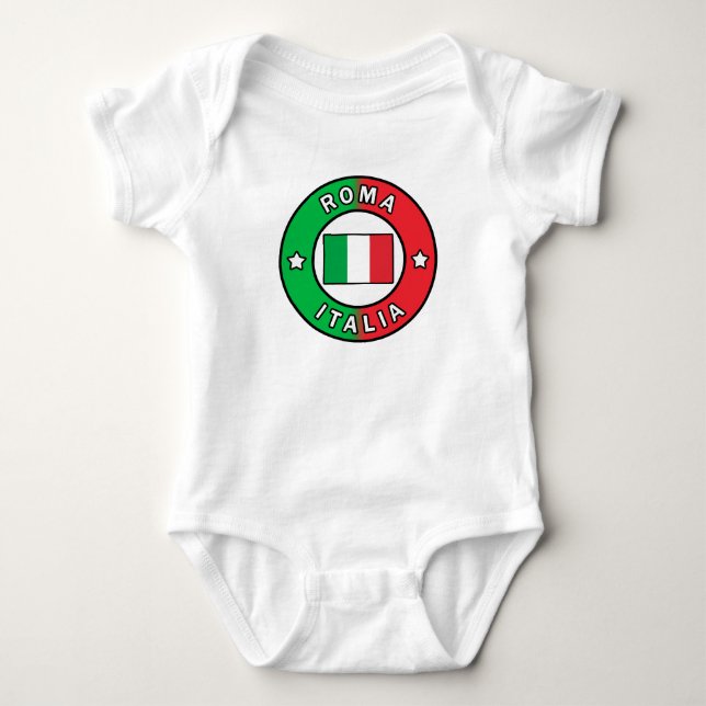Roma Italia Baby Bodysuit (Front)