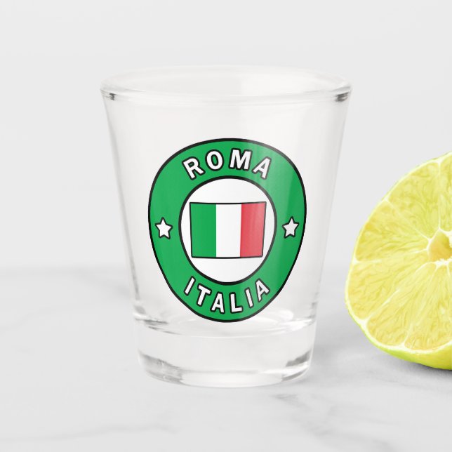 Roma Italia Shot Glass (Front)