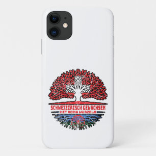 Roma Romani Schweizer Schweiz Baum Wurzel Flagge Case-Mate iPhone Case