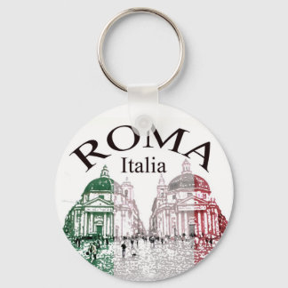 Roma Stamped Key Ring