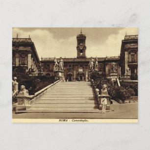 Roma,Steps to Campodoglio Postcard