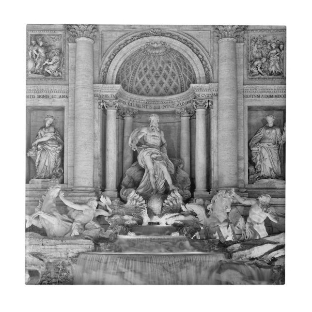 Roma Trevi fountain Tile (Front)