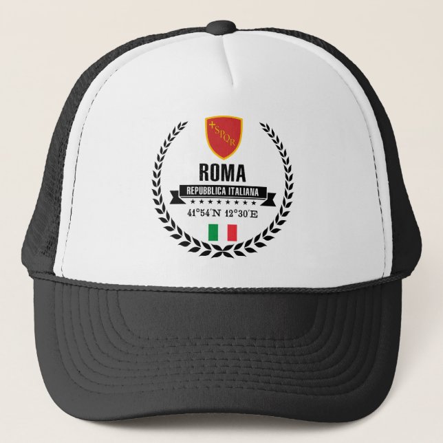 Roma Trucker Hat (Front)