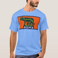 Roma Vintage Rome Italy Romulus Travel Souvenir