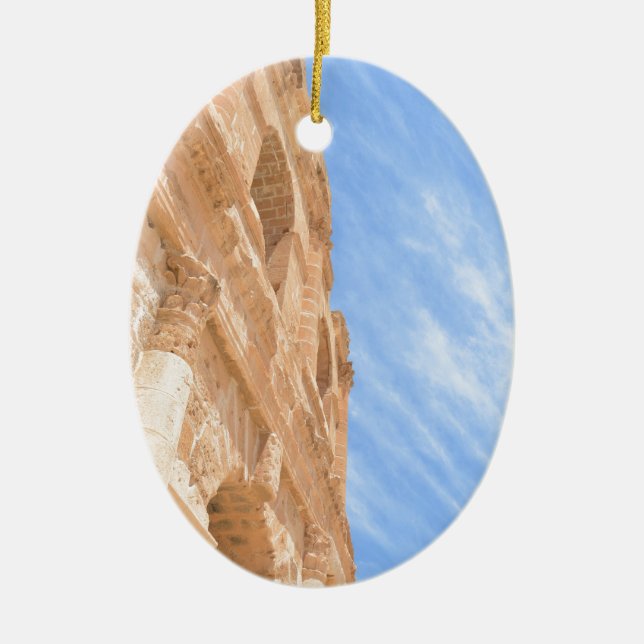 Roman Ampitheatre Ceramic Tree Decoration (Front)
