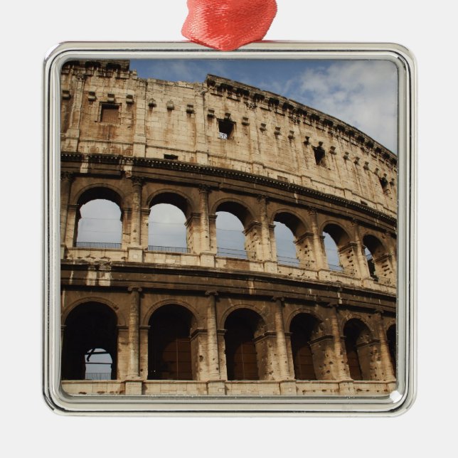 Roman Art. The Colosseum or Flavian 2 Metal Tree Decoration (Front)