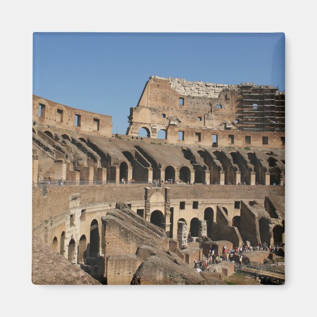 Roman Art. The Colosseum or Flavian 7 Magnet (Front)