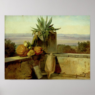Roman Balcony, 1834 Poster