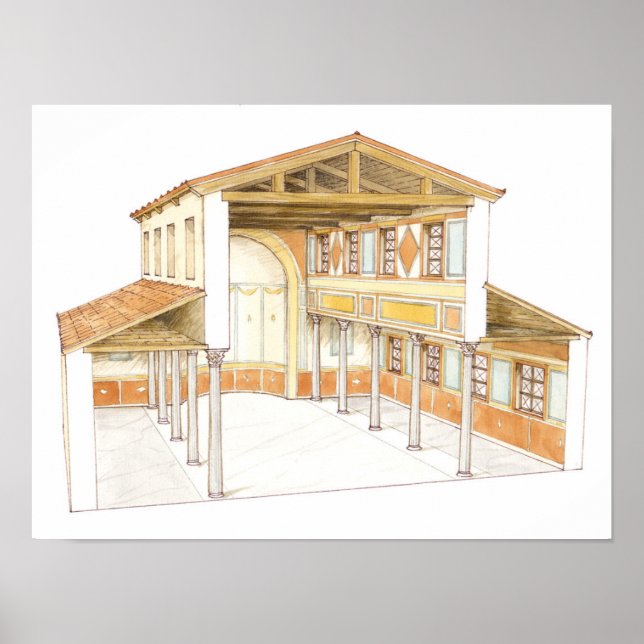 Roman basilica poster (Front)