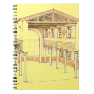 Roman basilica spiral notebook