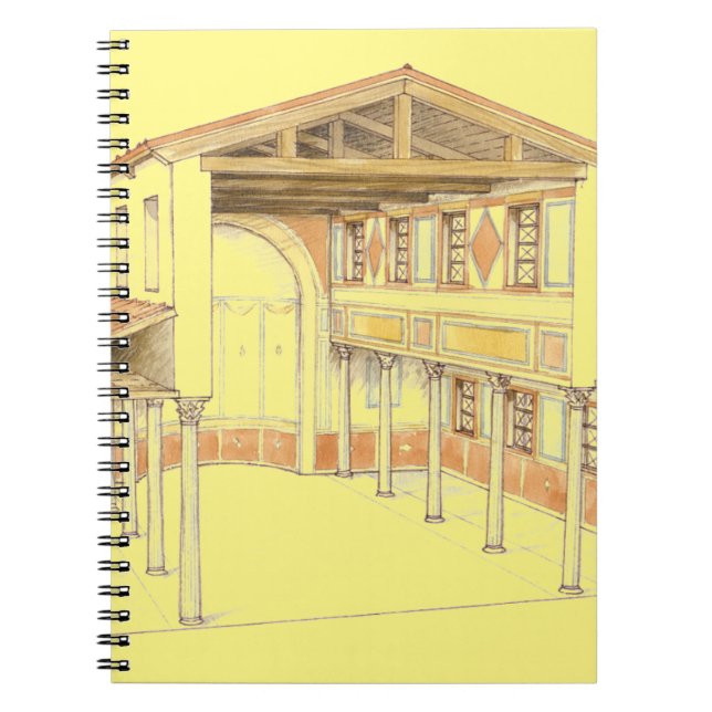 Roman basilica spiral notebook (Front)