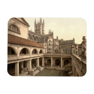 Roman Baths and Abbey, IV, Bath, England Magnet