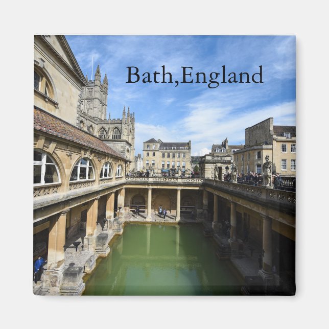 Roman Baths in Bath England Magnet (Front)