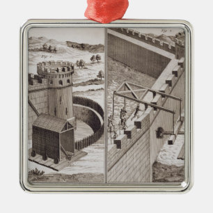 Roman Battering Rams, from the 'Encyclopedie des S Metal Tree Decoration