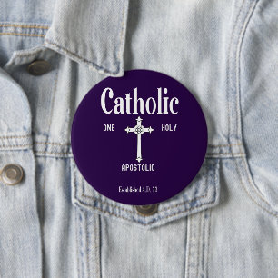 Roman Catholic gift 10 Cm Round Badge