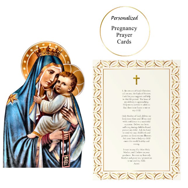 Roman Catholic Pregnancy Prayer Card  (Creator Uploaded)