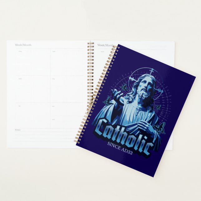 Roman Catholic Since AD33 Jesus Christ Gift Planner (Display)