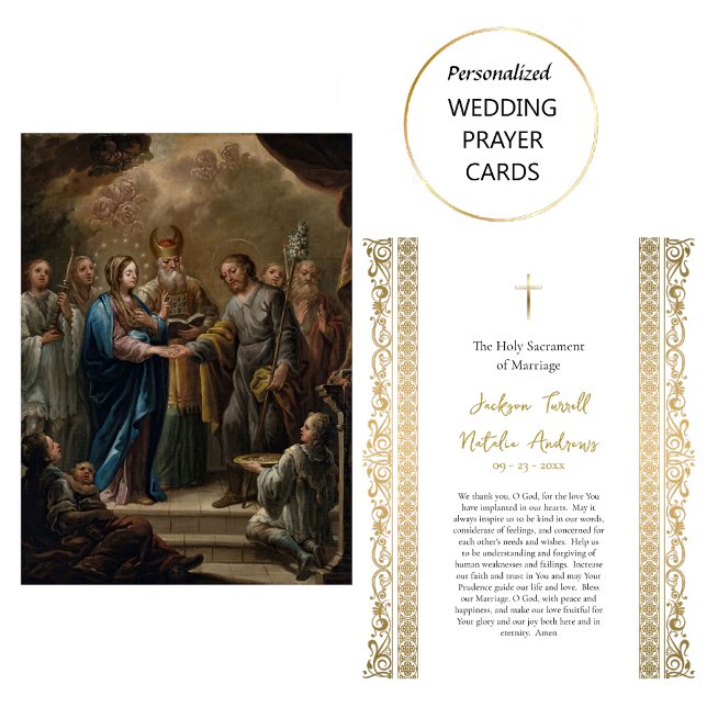 Roman Catholic Wedding Prayer Card (Creator Uploaded)