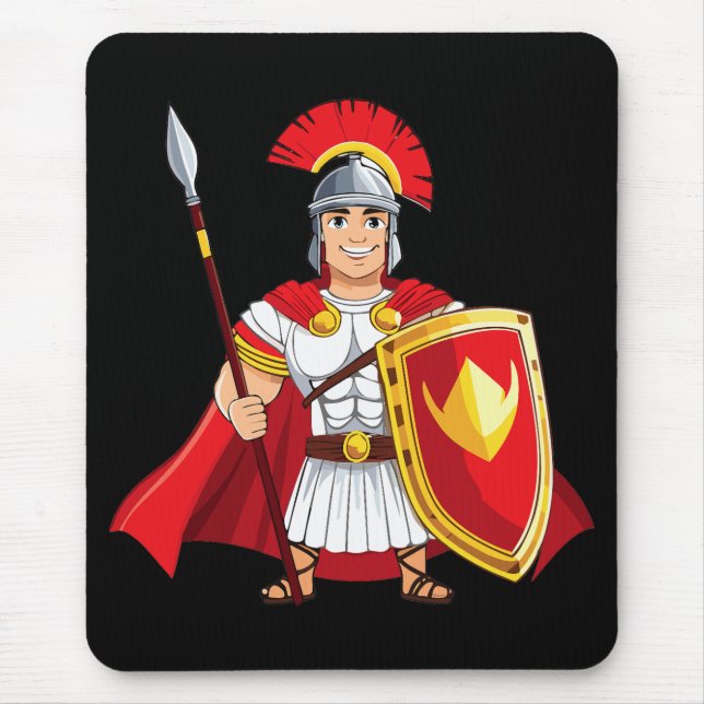 Roman centurion mouse pad (Front)