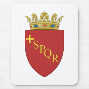 Roman Coat of Arms (SPQR) Mouse Pad