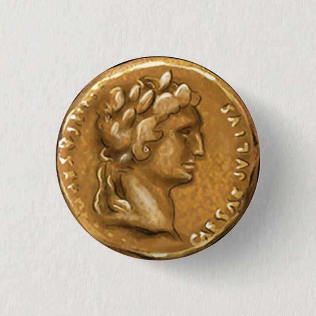 Roman Coin Button (Front)