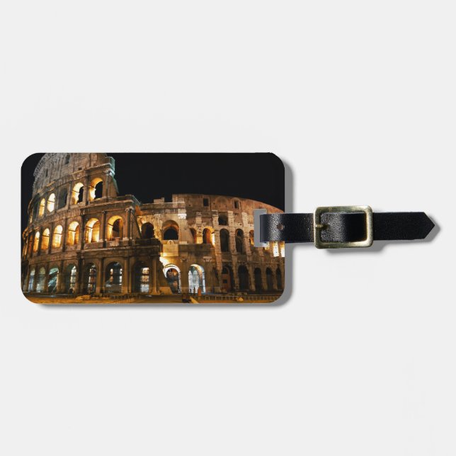 Roman Coliseum Luggage Tag (Front Horizontal)