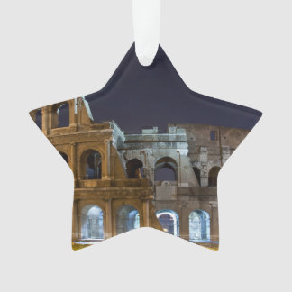 Roman Colosseum at Night Ornament