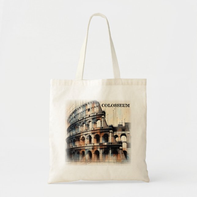 Roman Colosseum Italy Europe Tote Bag (Front)