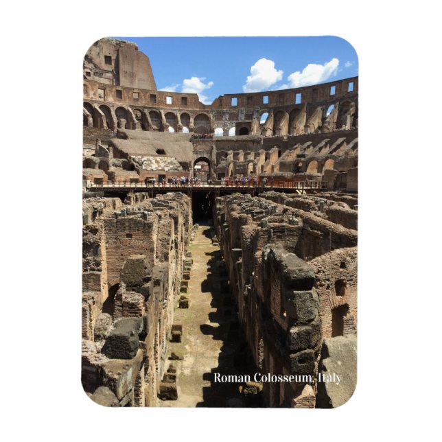 Roman Colosseum, Italy Photograph Magnet (Vertical)