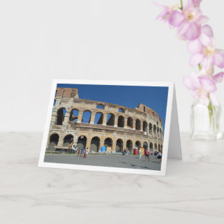 Roman Colosseum, Roma, Italy Card
