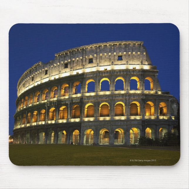 Roman Colosseum, Rome, Italy 3 Mouse Pad (Front)