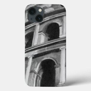 Roman Colosseum with Architectural Drawings iPhone 13 Case