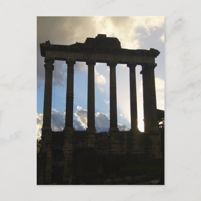roman columns postcard (Front)
