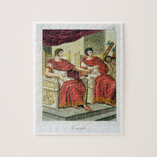 Roman Consuls, from 'L'Antica Roma', 1825 (colour Jigsaw Puzzle