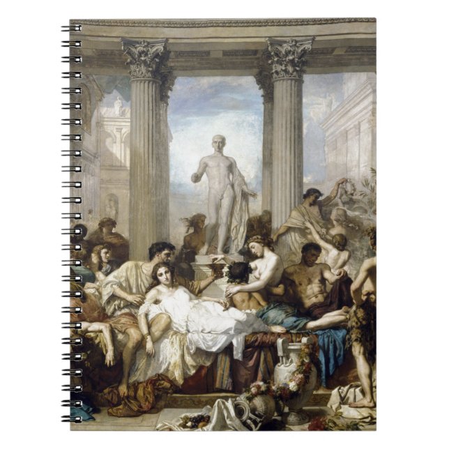 roman decadence spiral notebook (Front)