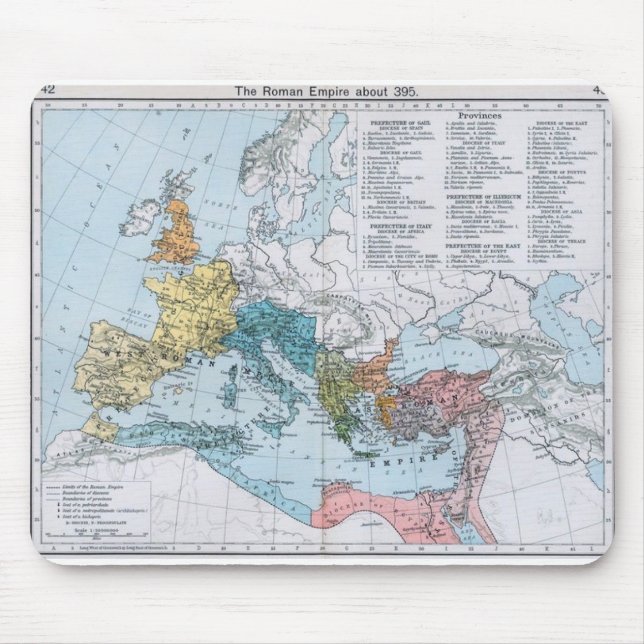 Roman Empire 395 AD Mousemat (Front)