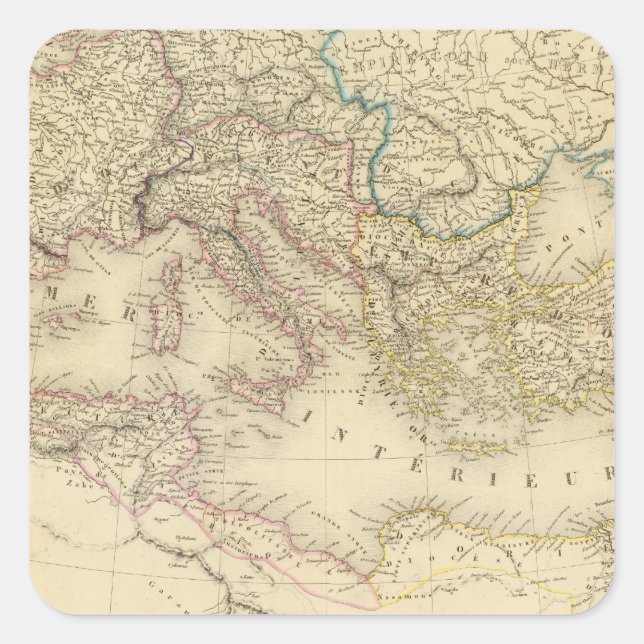 Roman Empire 4 Square Sticker (Front)