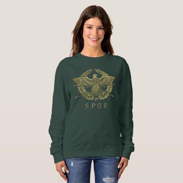 Roman Empire Eagle Emblem  Sweatshirt (Front Full)
