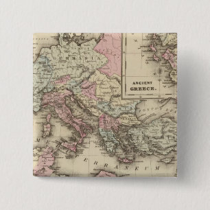 Roman Empire, Greece 15 Cm Square Badge