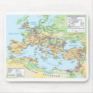 Roman Empire Map Mousepad