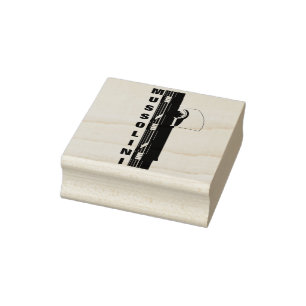 ROMAN FASCES RUBBER STAMP