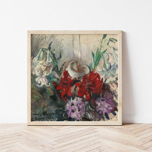 Roman Flowers Lovis Corinth Poster